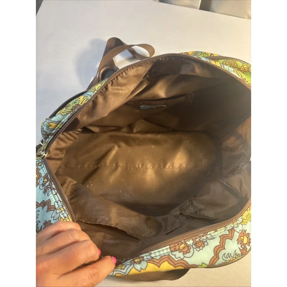 Kathy Van Zeeland Vintage Retro 70's Weekender Tote Bag‎ Travel